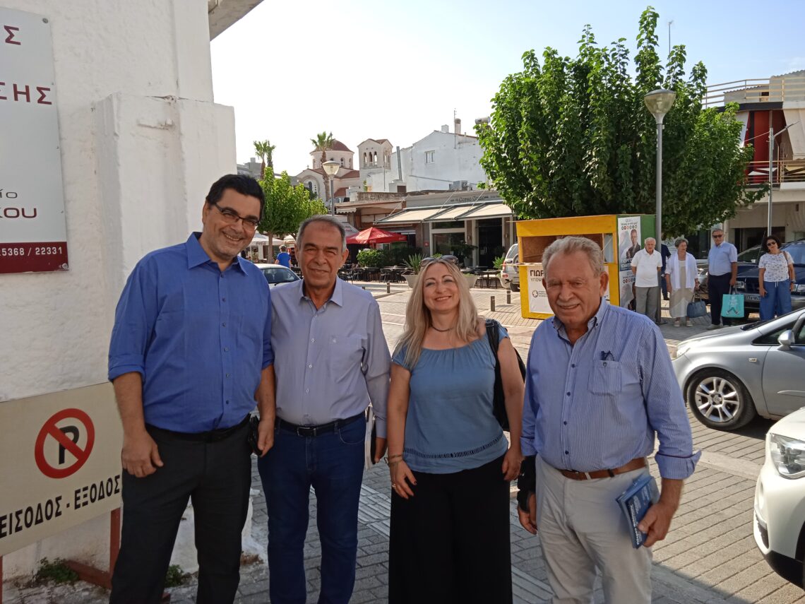 Συνάντηση ενημέρωσης του υποψήφιου περιφερειάρχη  Γιώργου Ιωακειμίδη για το Ερευνητικό Έργο Καινοτομίας «Πικέρμι 123»