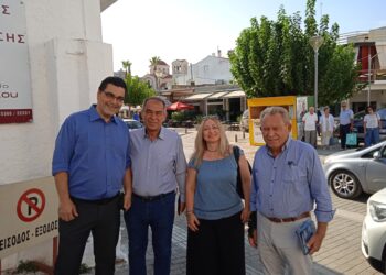 Συνάντηση ενημέρωσης του υποψήφιου περιφερειάρχη  Γιώργου Ιωακειμίδη για το Ερευνητικό Έργο Καινοτομίας «Πικέρμι 123»