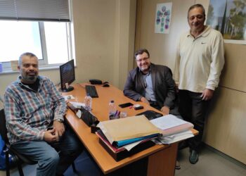 Ενημέρωση του Συμπροέδρου του Πράσινου Κινήματος Κ. Καλογράνη και του εντεταλμένου Περιφερειακού Συμβούλου, αν. μέλους της Επιτροπής Παρακολούθησης του ΠΕΠ Αττικής 2021 – 2027 κ. Νίκου Παπαδάκη.