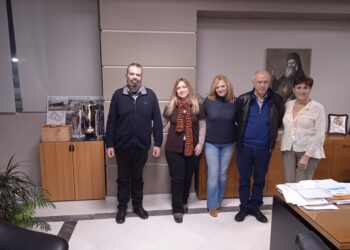 Παραγωγική συνάντηση με τη Δήμαρχο και την αρμόδια Αντιδήμαρχο Ραφήνας-Πικερμιου για το Ερευνητικό Έργο “Πικέρμι 123 – Εμβληματικό Θεματικό Πάρκο Παλαιοντολογίας